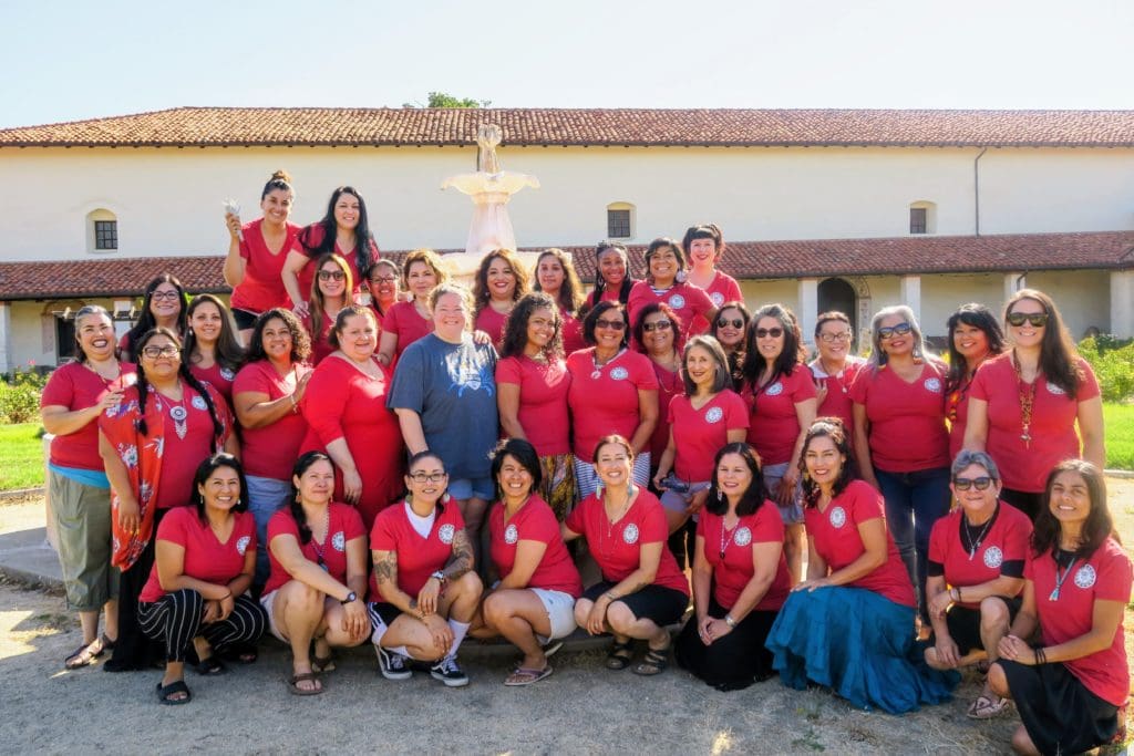Attendees of the 6th Annual National Comadres Retreat, Mission San Antonio de Padua, Jolon, California, August 5, 2019